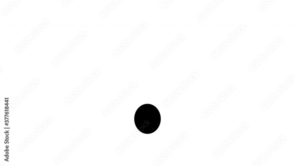 2D motion video transition with white and black bouncy balls. 2D motion video transition with white and black bouncy balls.