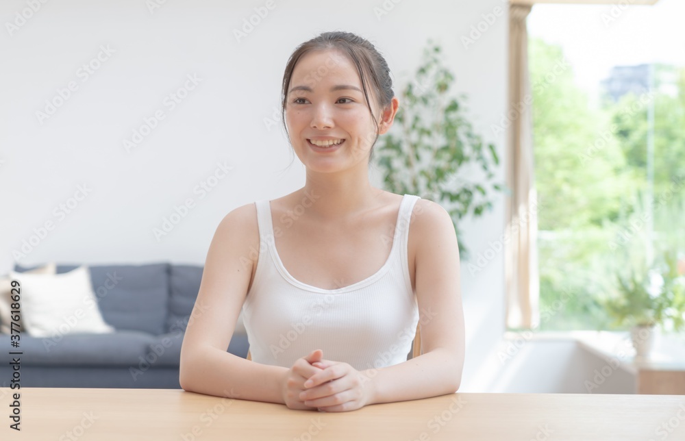 アジア人　女性　ビューティー