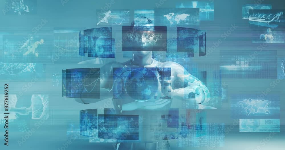 Science Futuristic Internet Computer Technology Business Art Science Futuristic Internet Computer Technology Business Art