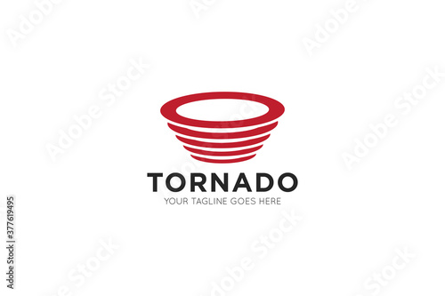 modern tornado logo, icon, symbol vector illustration design template