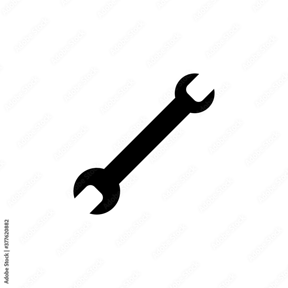 repair icon, service tools vector symbol isolated illustration white background repair icon, service tools vector symbol isolated illustration white background