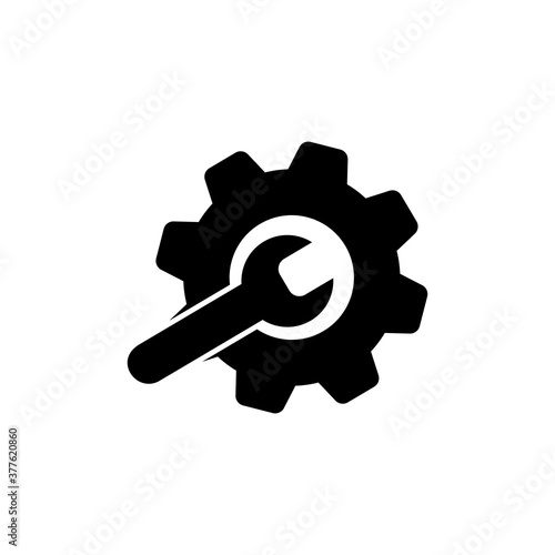 repair icon, service tools vector symbol isolated illustration white background