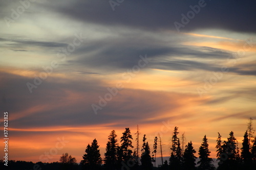 Evening Sky  Elk Island National Park  Alberta