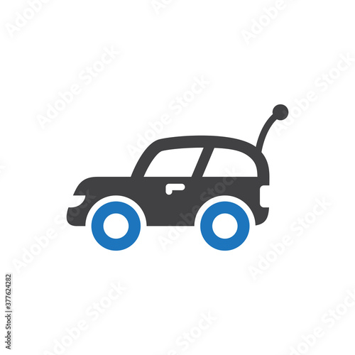 Toy car icon