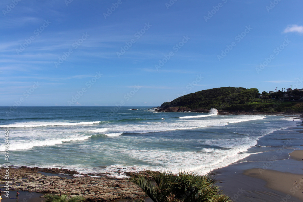 Beach in front of Stairs of the Sea in Hyuga Beach in front of Stairs of the Sea in Hyuga