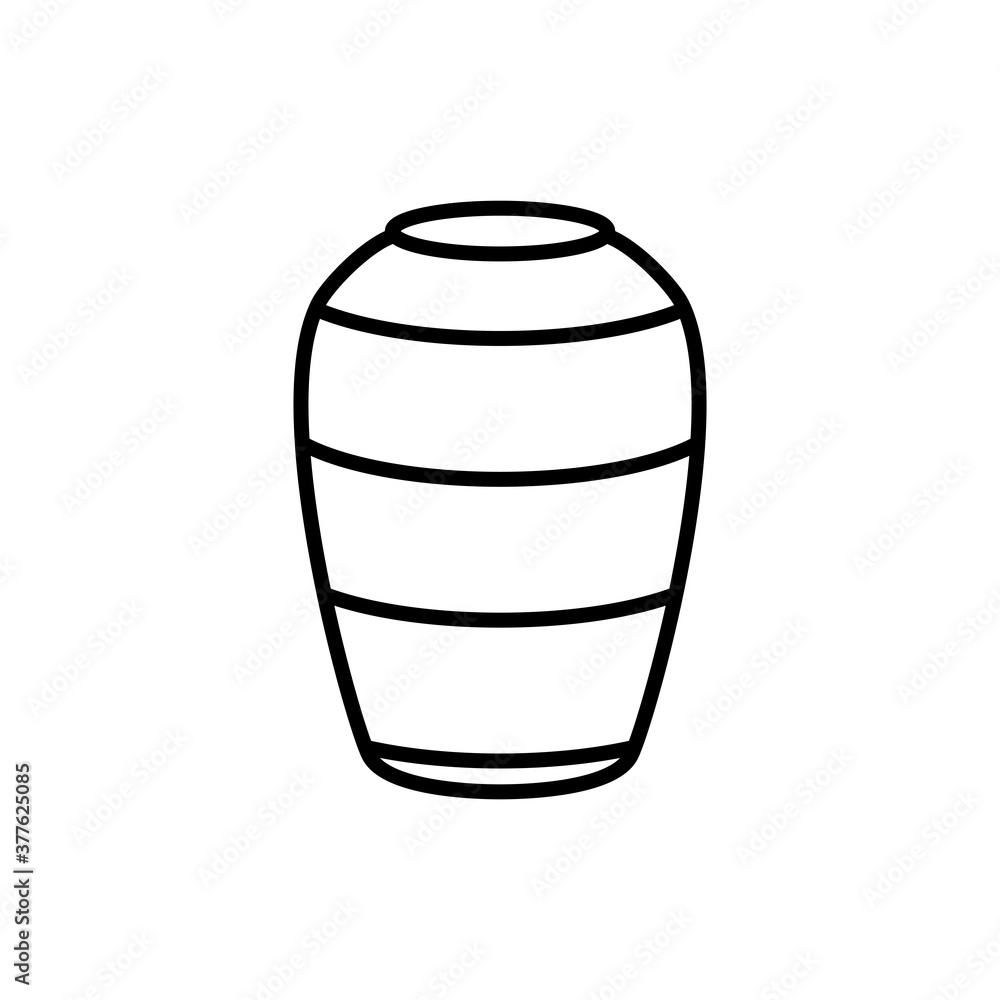 vases icon with outline style vector for your web design, logo, UI. illustration vases icon with outline style vector for your web design, logo, UI. illustration