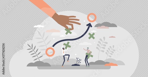 Avoiding obstacles and overcome work problems in path tiny persons concept
