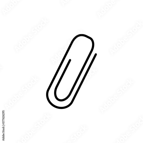 clip icon outline style for your design