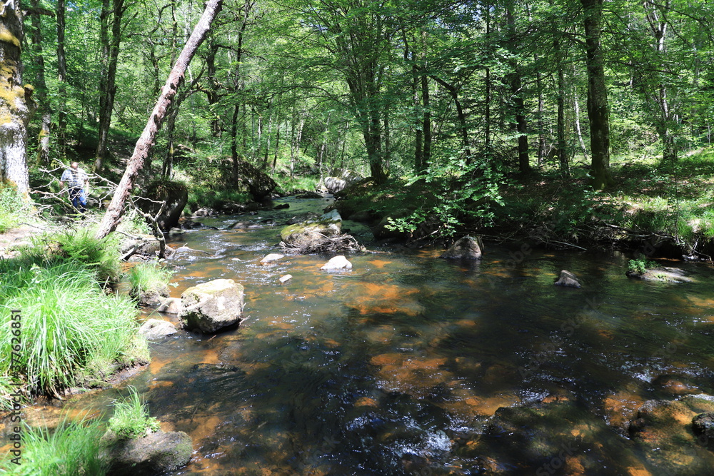 Obraz premium rigole du diable, Creuse