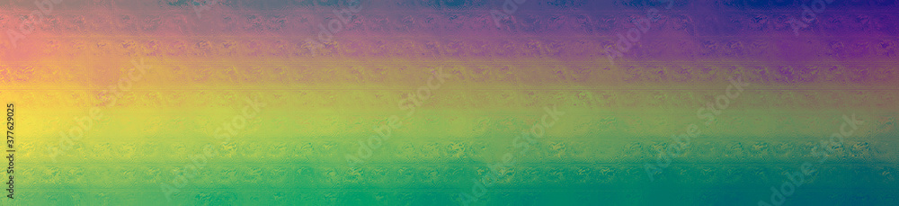 Abstract illustration of green, purple, yellow Glass Blocks background
