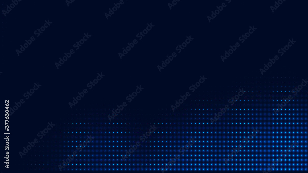 Dot blue pattern screen led light gradient texture background. Abstract technology big data digital background. 3d rendering. Dot blue pattern screen led light gradient texture background. Abstract technology big data digital background. 3d rendering.