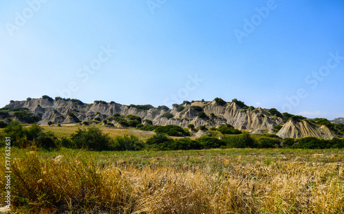  Lunar-like badlands near Aliano, Basilicata, Italy, Europe