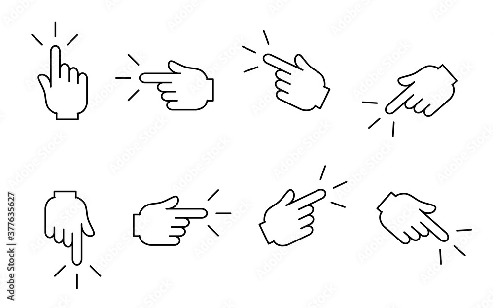 指差し位置を差すイラスト素材stock Vector Adobe Stock 指差し位置を差すイラスト素材stock Vector Adobe Stock