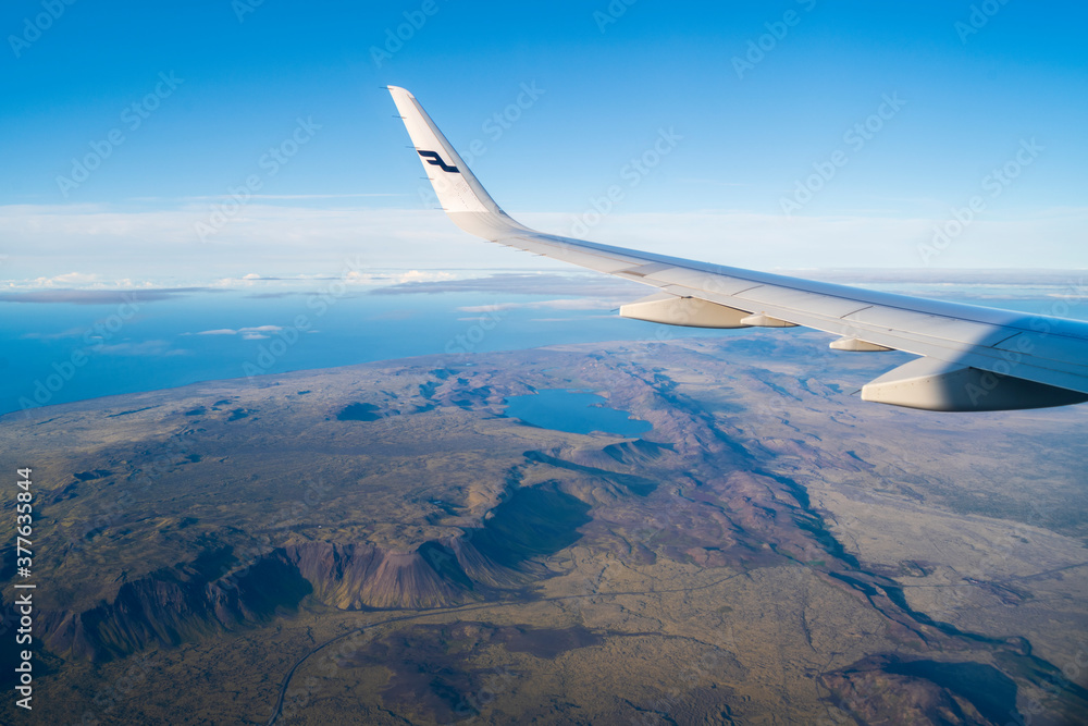 View From The Airplane Window View From The Airplane Window