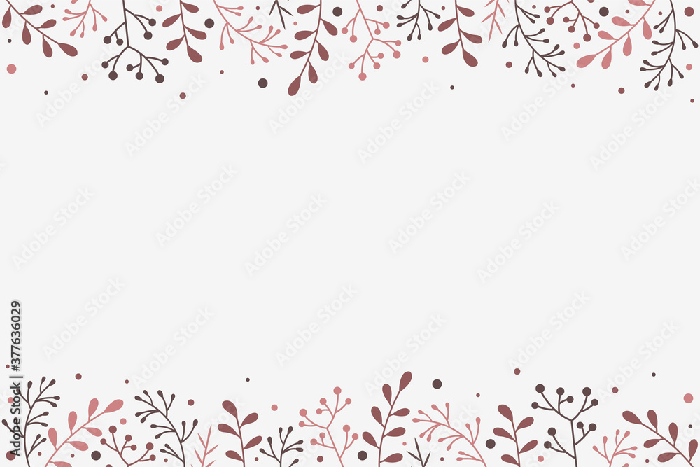 Christmas background with decoration. Xmas greeting card with mistletoe branches and copyspace. Vector Christmas background with decoration. Xmas greeting card with mistletoe branches and copyspace. Vector