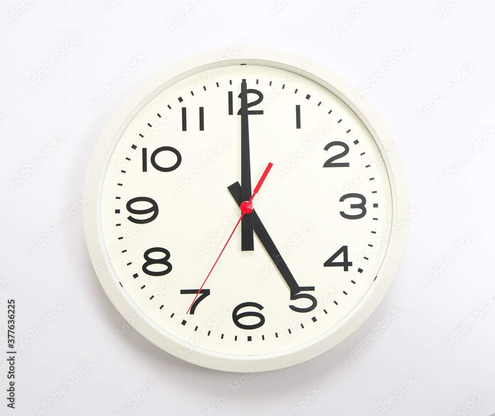 時計 5時 時計 5時