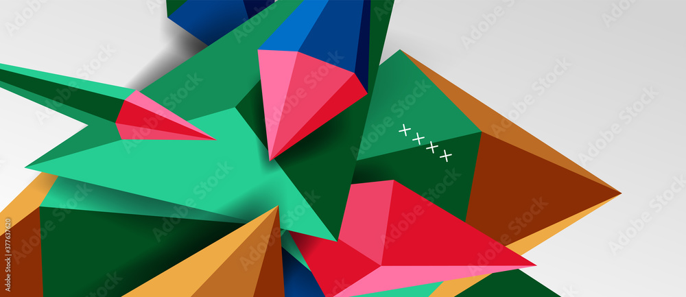 3d low poly abstract shape background vector illustration 3d low poly abstract shape background vector illustration
