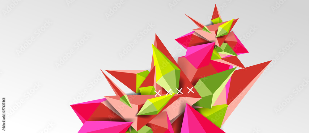 3d low poly abstract shape background vector illustration 3d low poly abstract shape background vector illustration