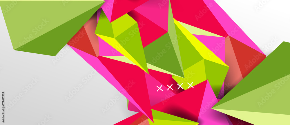 3d low poly abstract shape background vector illustration 3d low poly abstract shape background vector illustration