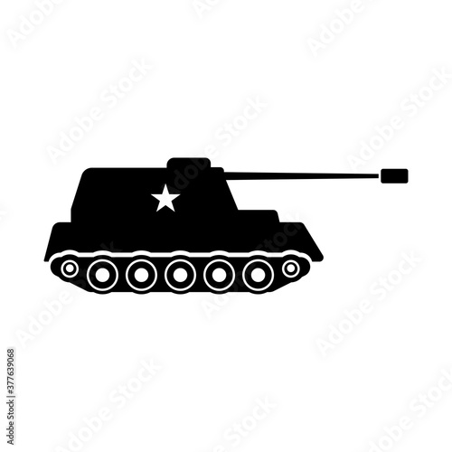 Tank icon vector