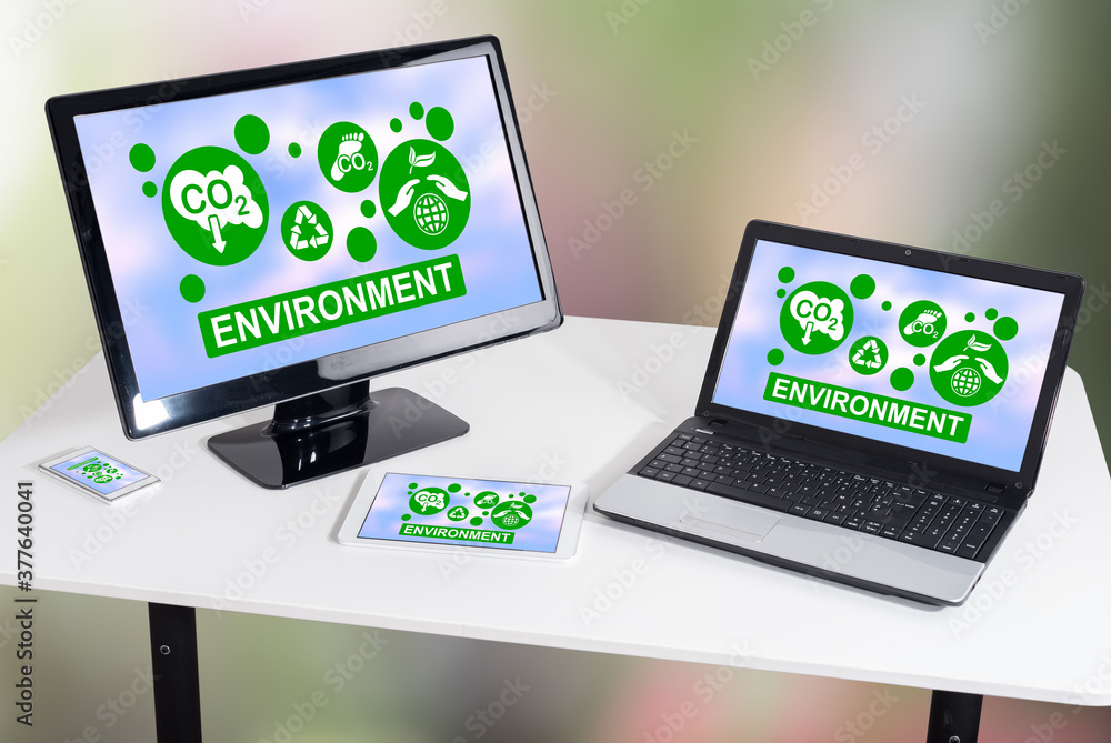 Environment concept on different devices Environment concept on different devices