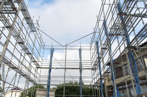 Wallpaper Mural 建設現場　足場 Torontodigital.ca