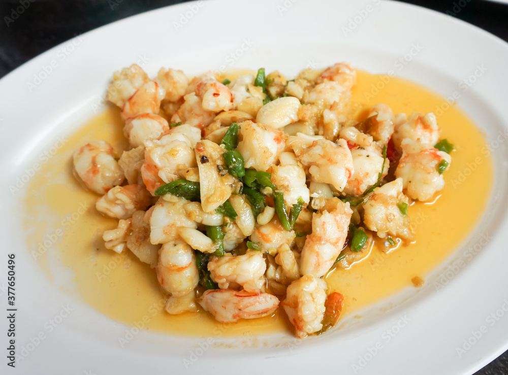 Spicy shrimp fried Spicy shrimp fried