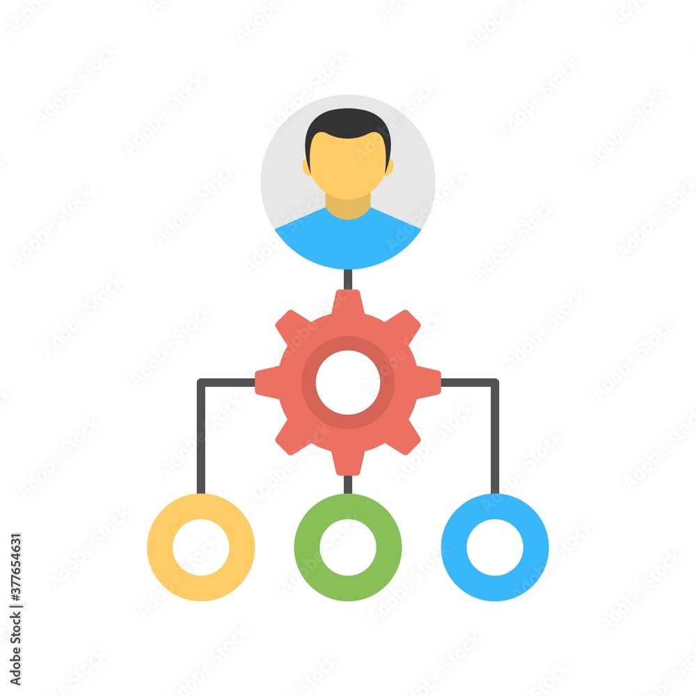 Computer network admin icon - vector illustration. Computer network admin icon - vector illustration.