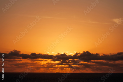 Beautiful sunrise over the sea in Australia