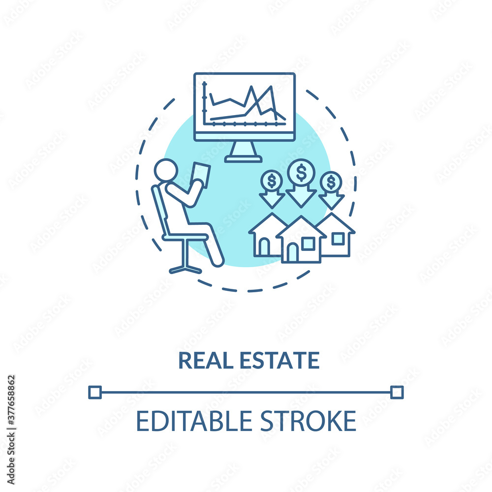 Real estate concept icon