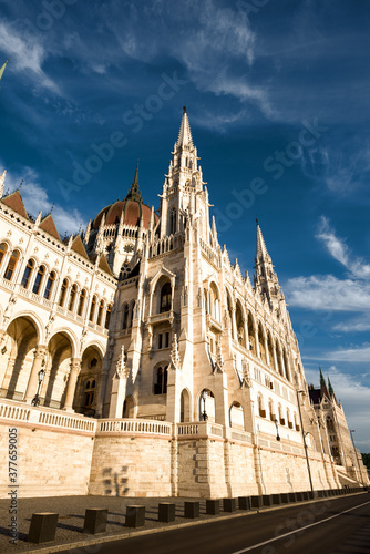 Budapest Parliament closeup 