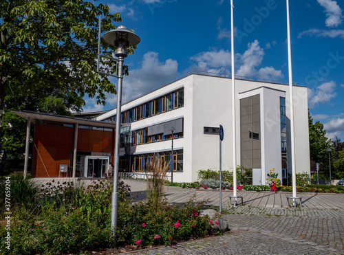 Rathaus von Weinböhla in Sachsen Ostdeutschland photo