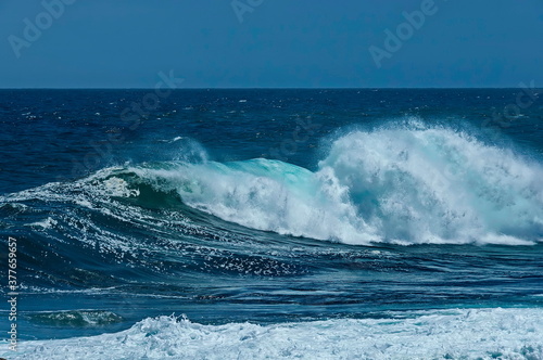 Wave sea shore along near to Cape Town, South Africa