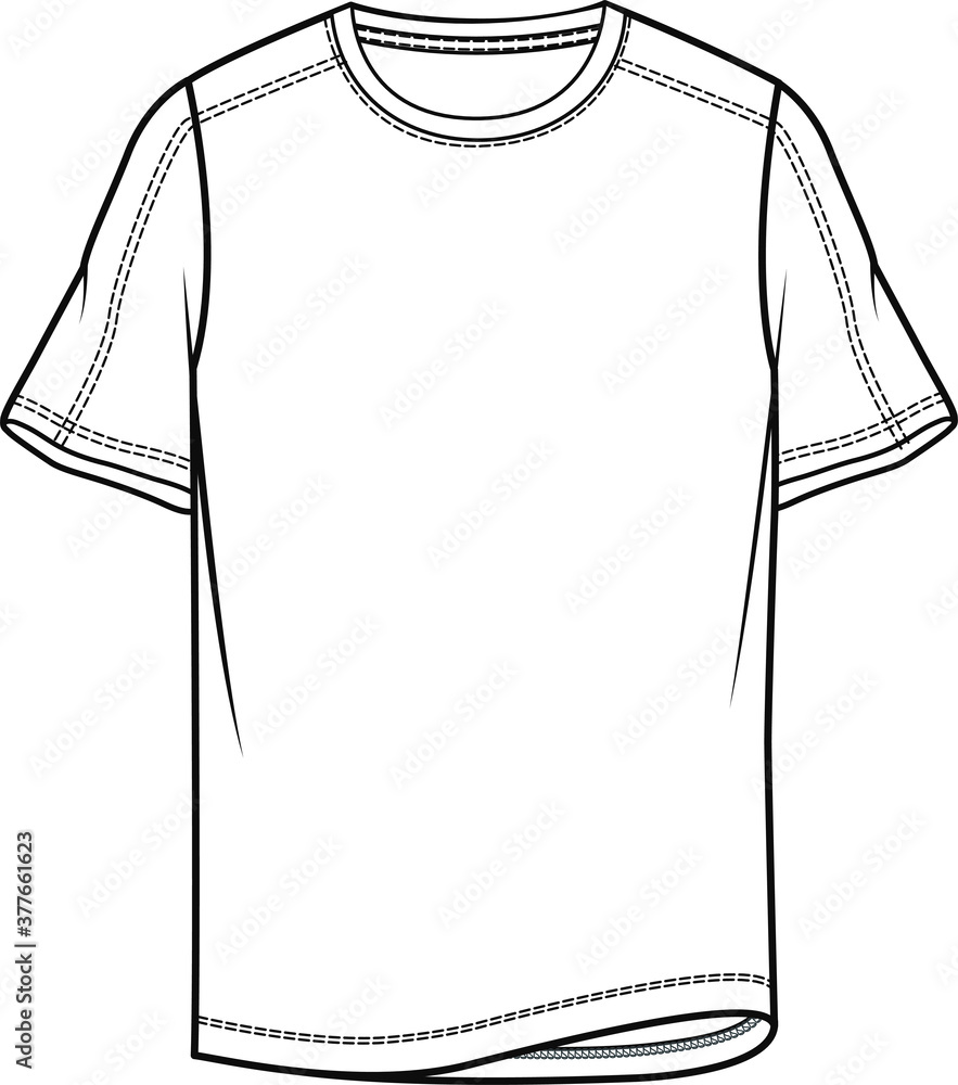 T top shirt flat