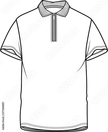 Men's Polo shirt Design Template. Vector images
