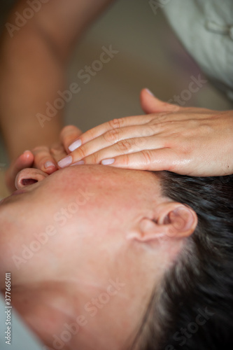 Fascial facial massage is drainage for the health and elasticity of the skin