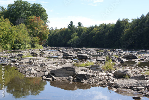 Missisquoi River during a drought