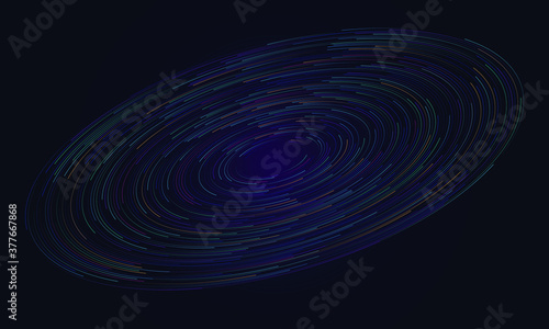 Abstract cosmic background with color lines