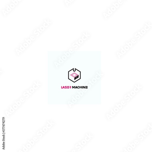 Free Download 
The illustration consists of a laser cutting nozzle in the form of a symbol or logo. Laser cutting engraving - GFXLoad