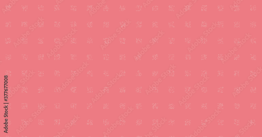 Abstract Color Halftone Dots generative art background illustration Abstract Color Halftone Dots generative art background illustration
