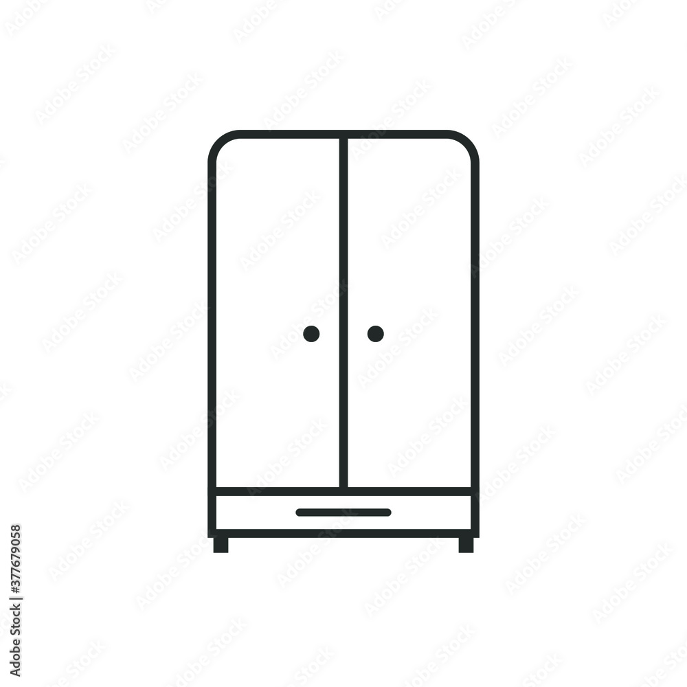 closet vector silhouette vector illustration closet vector silhouette vector illustration