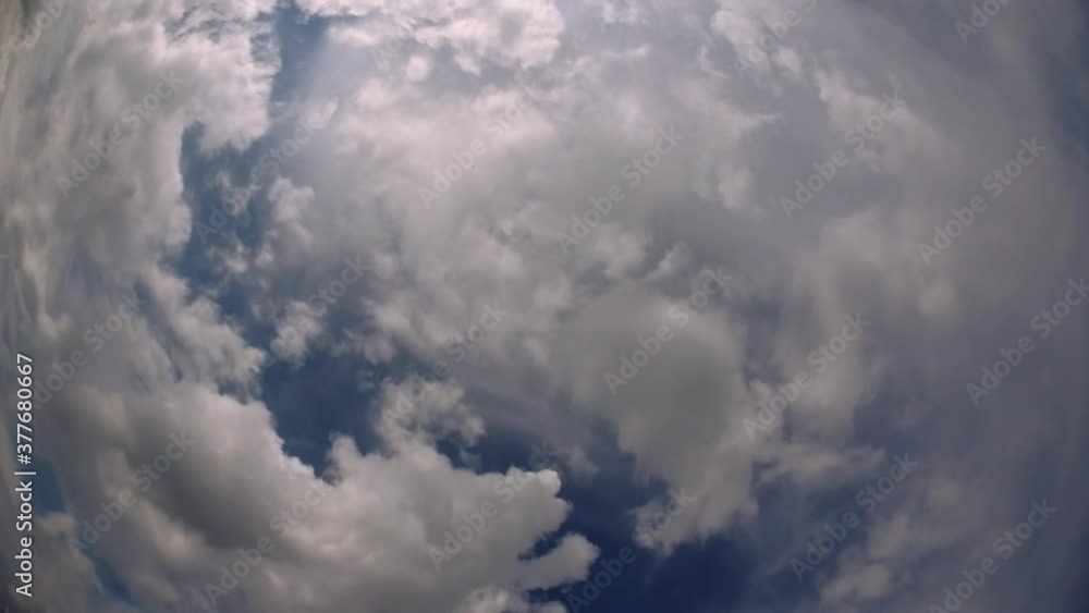 Blue sky and layer of clouds moving about in a fine sunny afternoon; time-lapse of clouds with different forms and thickness moving from every direction was a fantastic thing to watch. Blue sky and layer of clouds moving about in a fine sunny afternoon; time-lapse of clouds with different forms and thickness moving from every direction was a fantastic thing to watch.