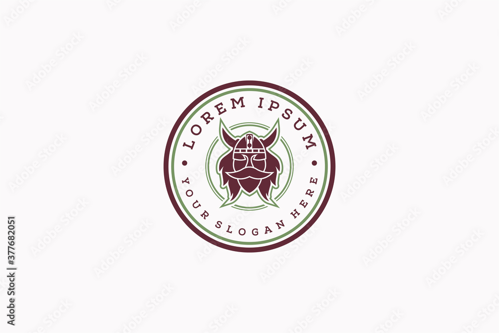 viking logo design vector template viking logo design vector template