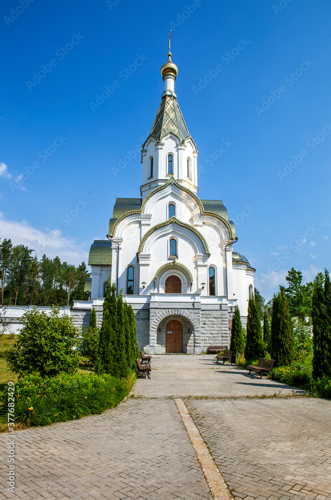 Church of the Resurrection of Christ. The village of Katyn, Smolensk region. Russia