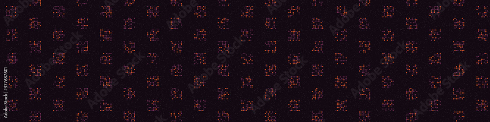 Abstract Color Halftone Dots generative art background illustration Abstract Color Halftone Dots generative art background illustration