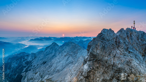 Zugspitze Sonnenaufgang  photo