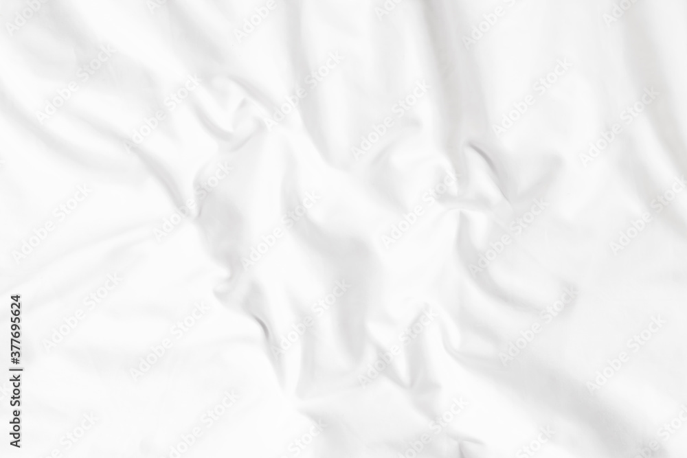 White bed linen background with copy space. Stock Photo | Adobe Stock