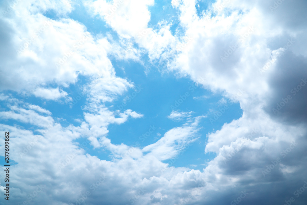 Obraz premium 青空と雲