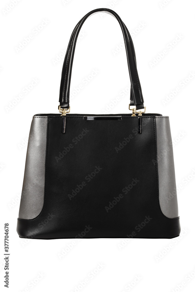 Modern black handbag for catalog and design Modern black handbag for catalog and design