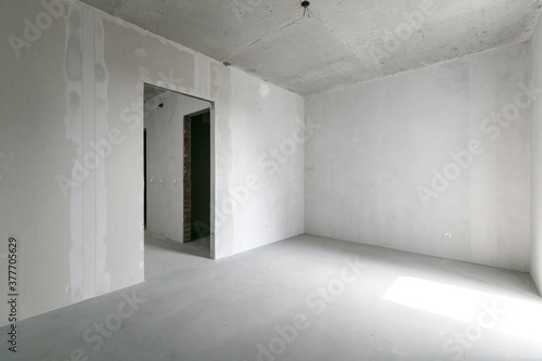 interior of the apartment without decoration